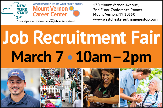 Job recruitment fair March 7, 2019