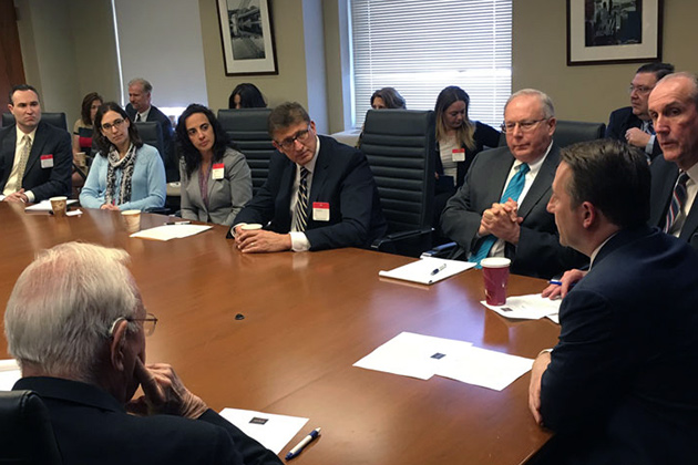 County Executive Robert P. Astorino with Westchester healthcare employers