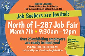 North of I-287 Job Fair flyer