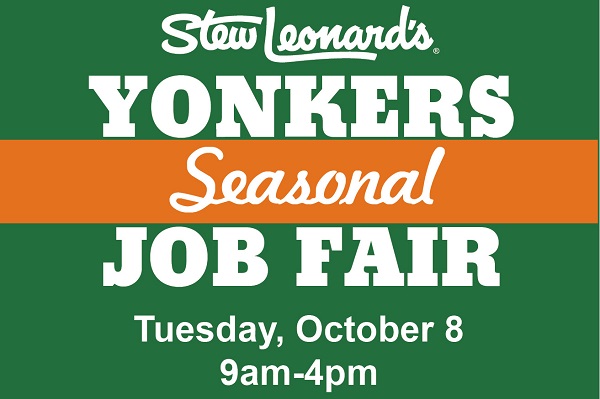 Stew Leonards Yonkers Seasonal Job fair