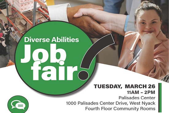 On-site Diverse Abilities Job Fair, Palisades Center