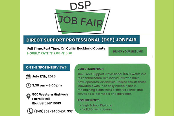 Direct Support Professional Job Fair