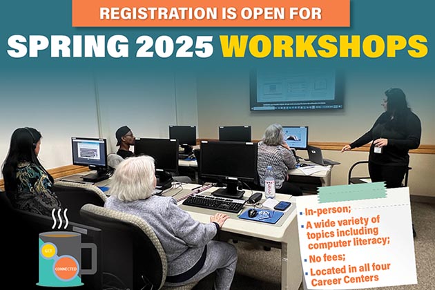 Register for Spring workshops