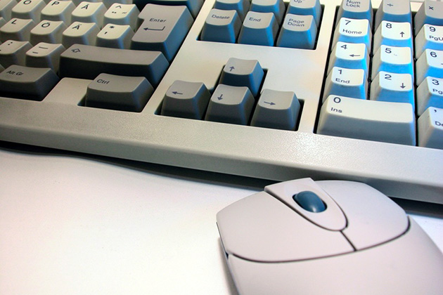 computer keyboard and mouse